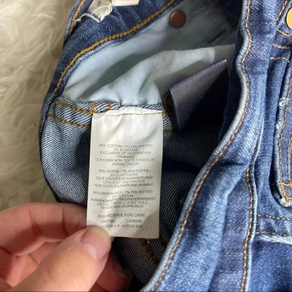 Madewell 10" High-Rise Skinny Jeans: Drop-Hem Edition Size 23 - Picture 4 of 8